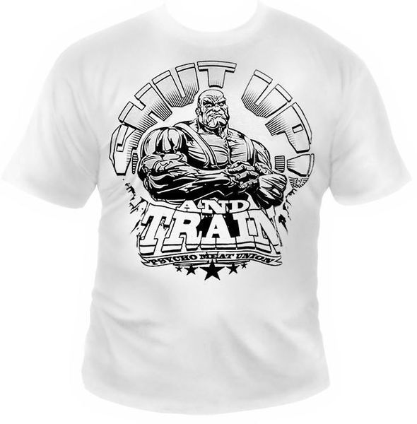 

2019 new brand shut up and train - versch. farben t-tee shirt bodybuilding kraftsport fitness tee shirt