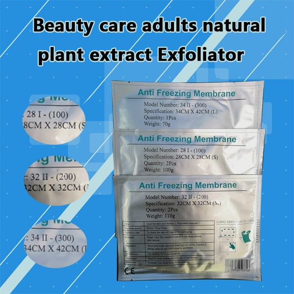 

100pcs anti-e membrane fat e cold treat slimming vacuum cellulite reduction cooling body fat er beauty salon machine