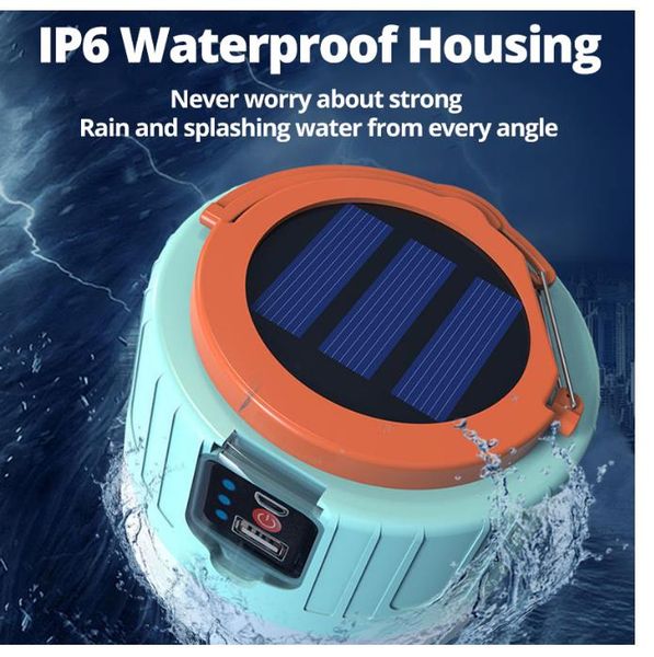 

solar led camping light usb rechargeable bulb for outdoor tent lamp portable lanterns emergency lights 280w 190w for bbq hiking