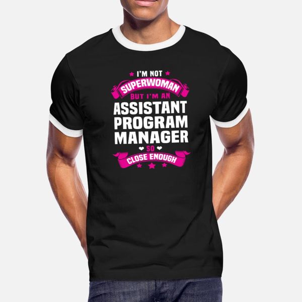 

assistant program manager t shirt men knitted cotton s-3xl kawaii graphic humor summer style vintage shirt