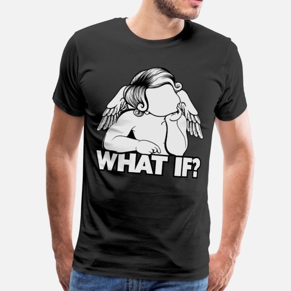 

what if angel philosophy in heaven t shirt men custom tee shirt size s-3xl unique famous basic summer style standard shirt