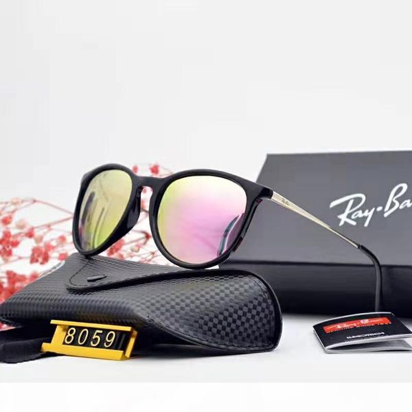 

new arrial brand polarized sunglasses women men 58 62mm polaroid plastic lens retro vintage sun glasses goggle with retail box and label, White;black