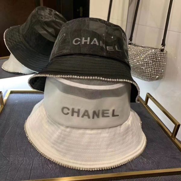 

hollywo luxury designer summer bucket hat print women travel sun cap wide brim floppy hat summer caps for women sun protection beach hat 01, Blue;gray