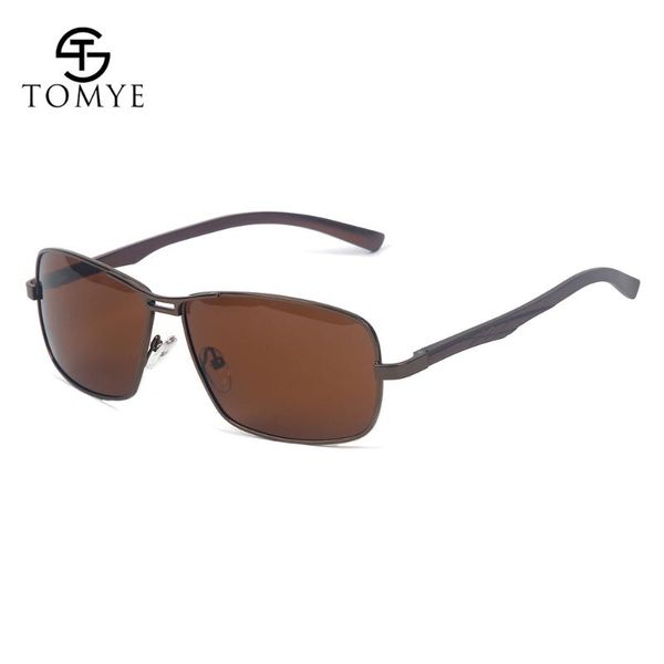 

sunglasses for men tomye p1026 classic fashion pilot polarized eyewear, White;black