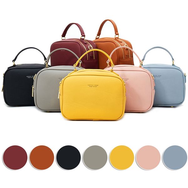 

2020 new ladies diagonal bag fashion simple casual pu female bag