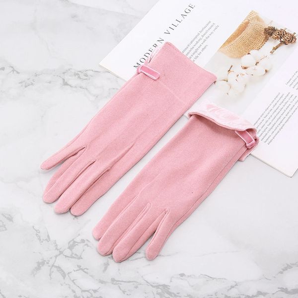

women winter touch screen winter gloves autumn warm gloves wrist mittens driving windproof, Blue;gray