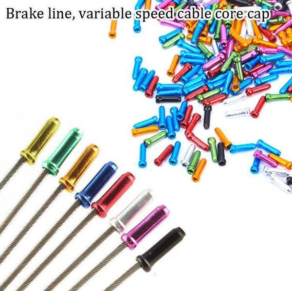 

cap accessory end ferrules cable cycling mtb bike - shift crimps brake core bicycle brake tips wire cable cable - road bike vresa