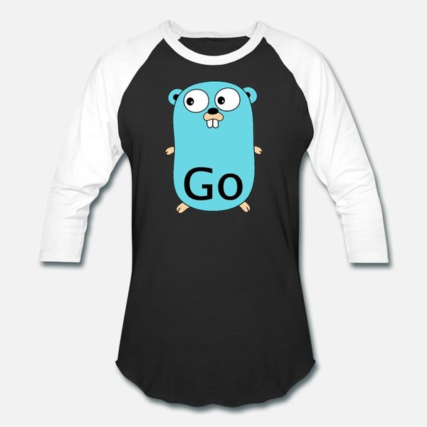 

golang gopher go language programming developer t shirt men personalized short sleeve round collar formal famous fashion summer normal