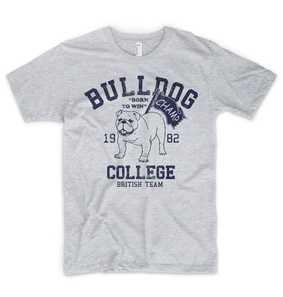 

2019 summer british bulldog t shirt uk great britain champ college british school university tee