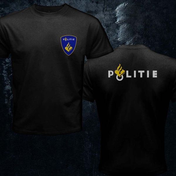 

dutch netherlands police politie special swat unit arrestatie team 2019 designs men summer cool funny fitness t-shirt