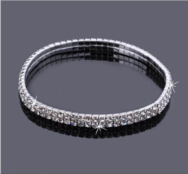 

2 row sparkly crystal rhinestone stretch anklet summer beach barefoot sandal ankle chain anklet foot jewelry for women, Red;blue