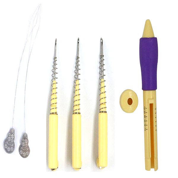 

вышивка pen крючок панч иглы набор шитье шитье инструмент с threaders diy