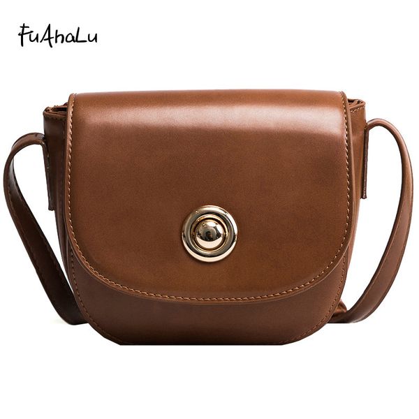 

fuahalu new women's stylish atmosphere shell simple wild bag shoulder messenger bag