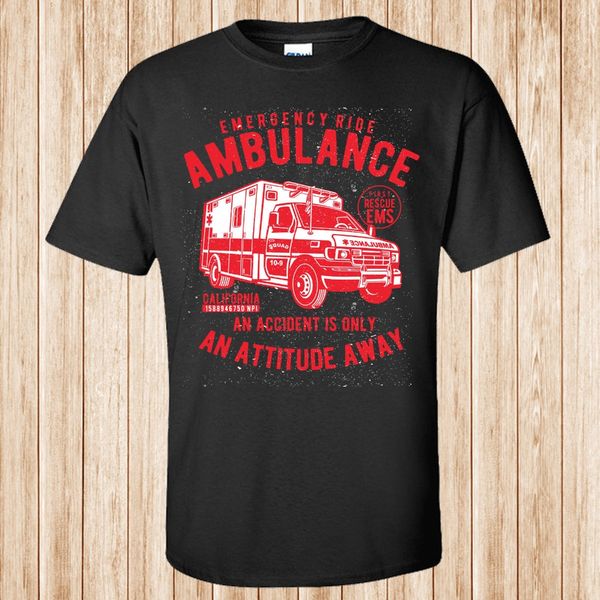 

2019 super fashion ambulance t-shirt custom shirts