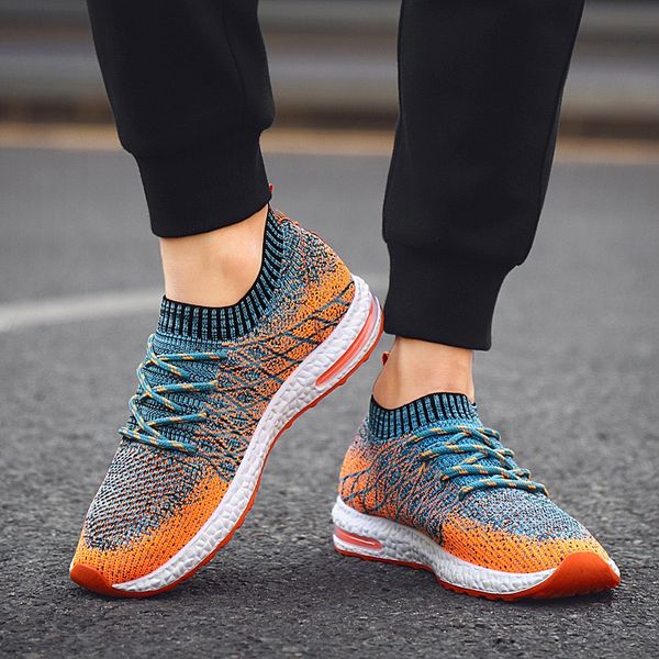 

2020fashionmensshoesportablebreathablerunningshoeslargesizesneakerscomfortablewalkingjoggingcasualshoes, Black