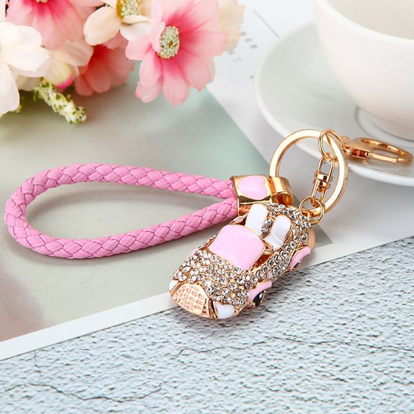 

girl heart convertible car key chain girl lovely creative ins bag pendant key chain ring gift, Silver