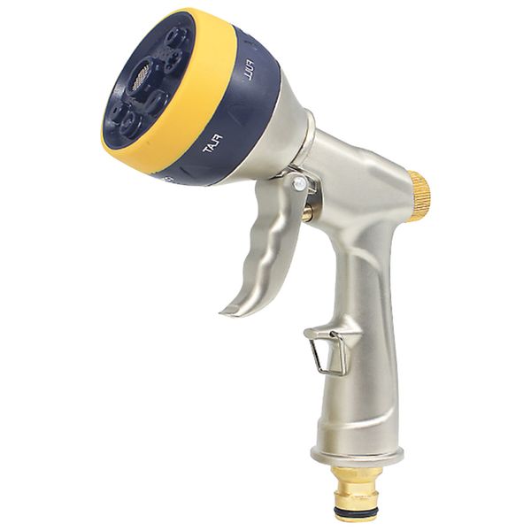 

high pressure handheld outdoor car washing with 7 patterns garden hose nozzle