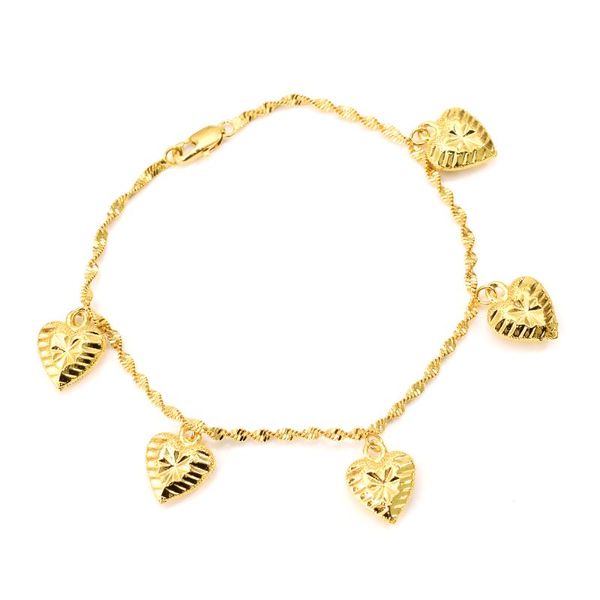 

bangrui 21 cm gold heart pendant chain bracelet men jewelry party gift wholesale rendy snake chain bracelet, Black
