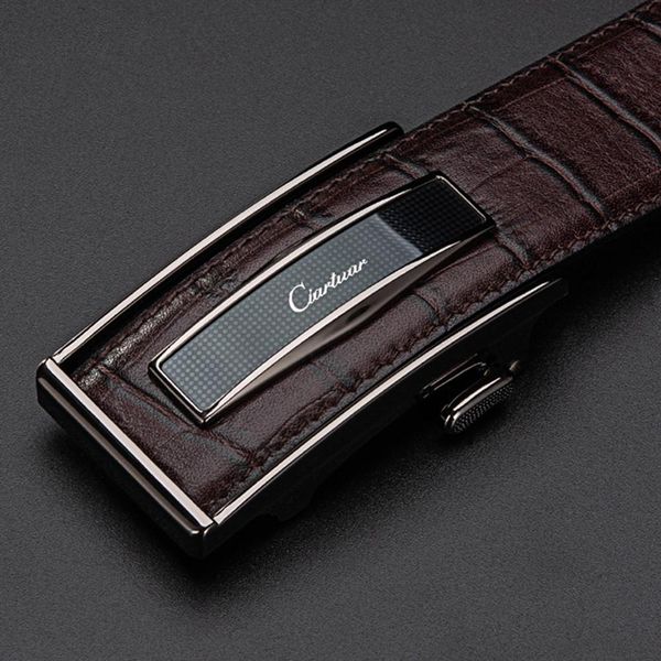 

ciartuar leather belt automatic buckle belts for mens cow genuine leather men designer belt fashion strap luxury