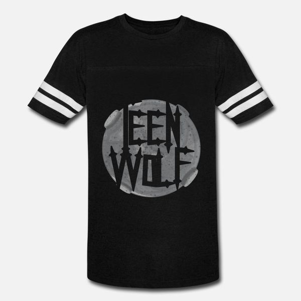 

teen wolf t shirt men knitted 100% cotton round neck letters cute authentic spring autumn letters shirt