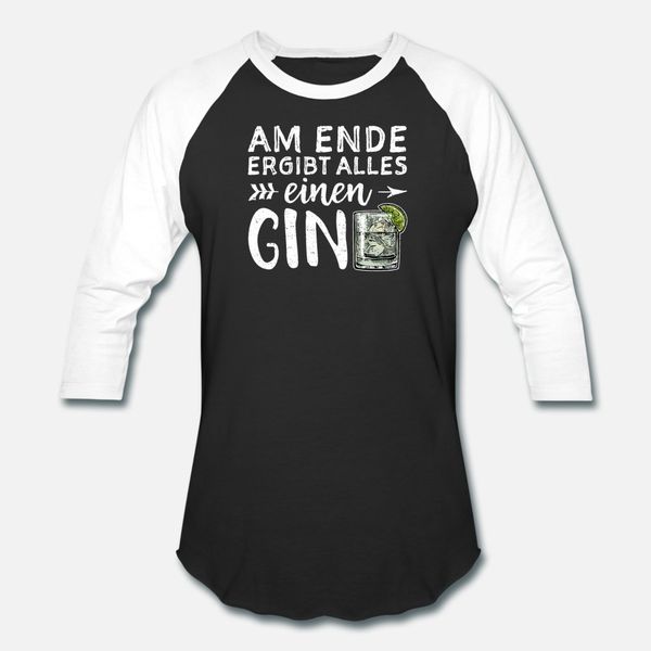 

am ende ergibt alles einen gin t shirt men designer tee shirt s-xxxl vintage gift authentic summer leisure shirt