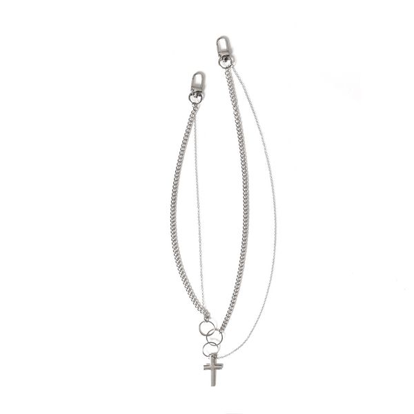 

maison emerald original brand niche design cross silver necklace pants lovers tide chain female fashion jewelry for party gifts