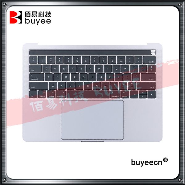 

lapreplacement keyboards original a1706 ase us keyboard backlight trackpad touchbar for retina pro 13" palm rest 2021 grey silver