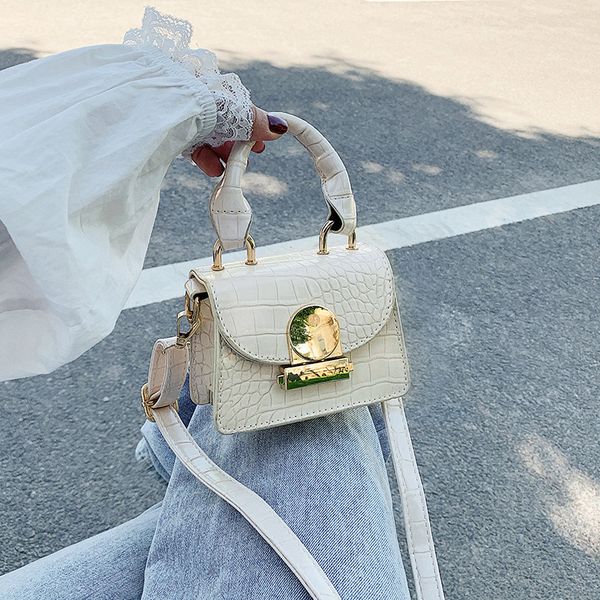 

crocodile pattern mini shoulder bag for women luxury designer handbags totes ladies messenger bags new party evening bags female