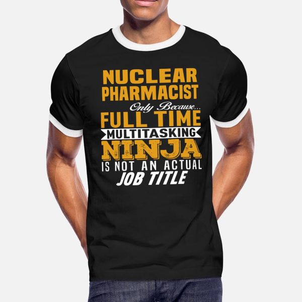 

nuclear pharmacist t shirt men knitted short sleeve o neck trend graphic authentic summer outfit shirt