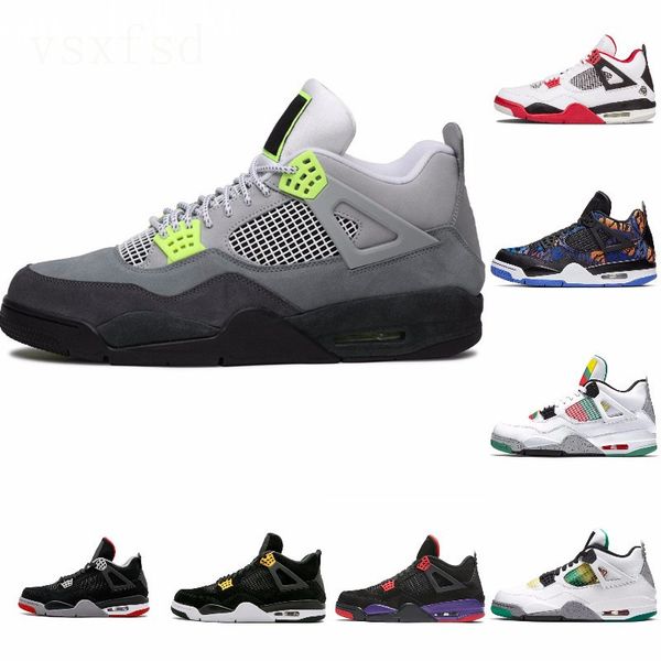 

cool grey 4 pure money metallic pack men basketball shoes 4s pine green court purple university orange red sneaker j#07-359