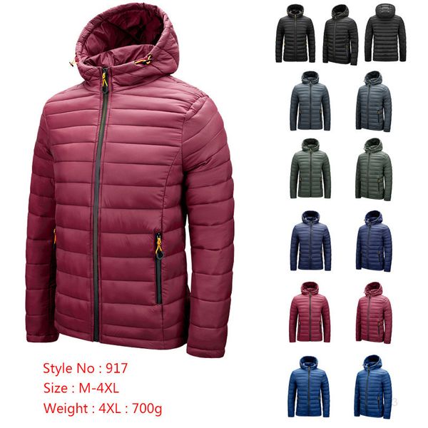 

men's winter warm outdoor down jacket fashion akpca, Black