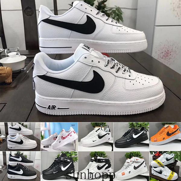 

2020 dunk flyline women's sport skate runing shoes 1 one men outdoor sneakers high low low black white sizes 36-45 aybco