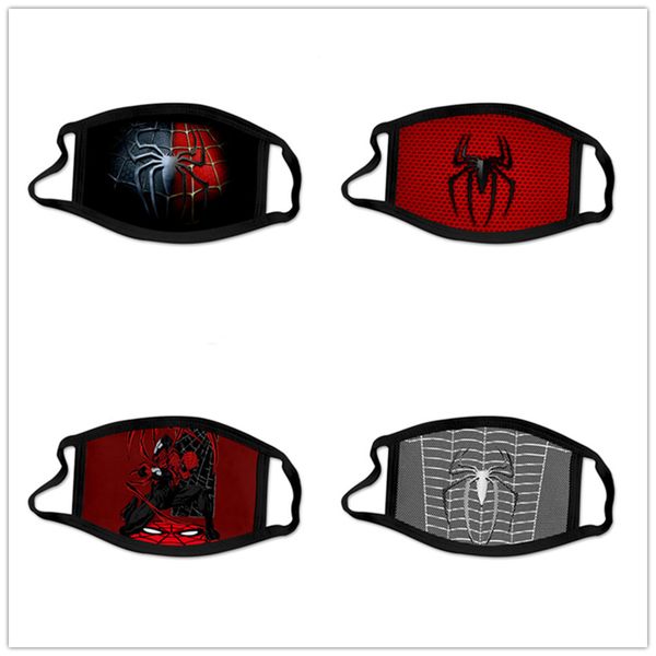 

cute spider-man spiderman super hero kid face mask party cosplay reusable dustproof washable windproof children adults wholesale dhf716