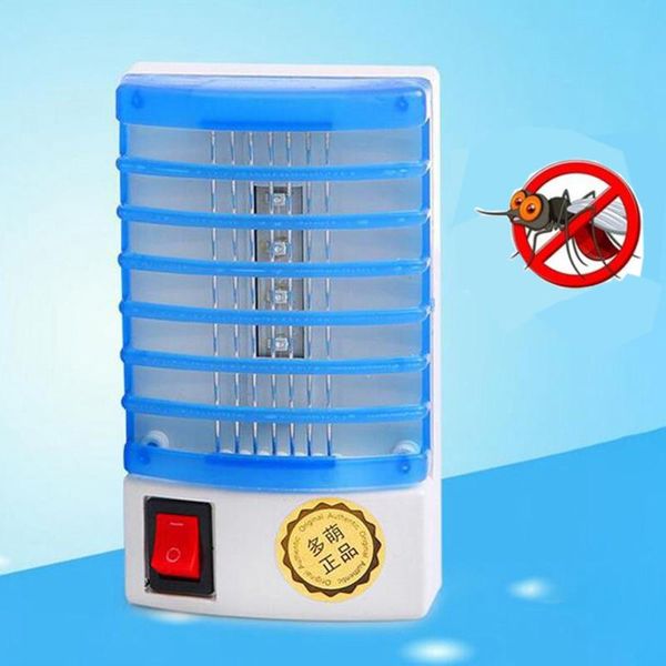 

220v home practical led electric mosquito repellent fly bug insect killer trap night lamp zapper mini rodent repeller pest control dha969