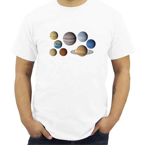 

planets of the solar system modal big size students summer t-shirt short sleeve men boys t shirt tees kids tshirt men