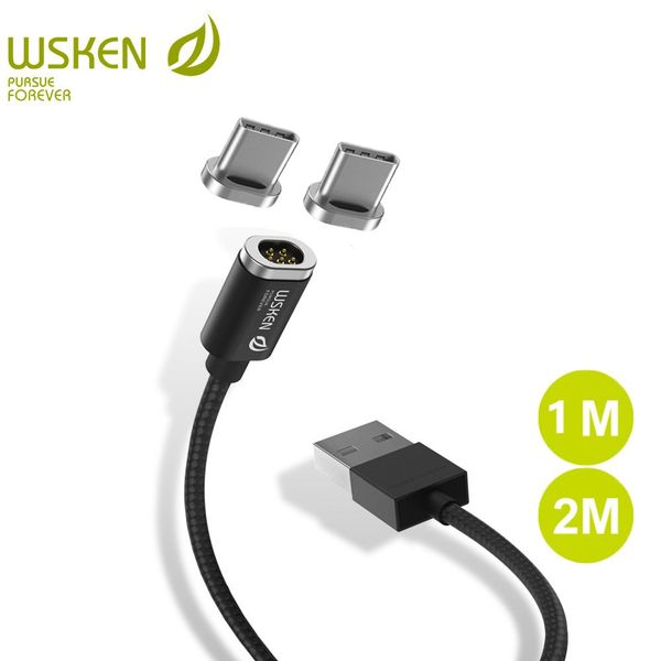

cgjxswsken mini 2 usb type c magnetic cable for samsung s9 s8 note 8 hawwei usb -c type c phone fast charging data usb charger cable t190626