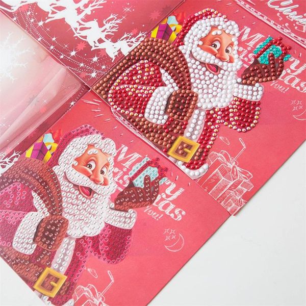 

greeting cards 5d diy special-shape diamond painting xmas tree santa claus christmas gift cross stitch embroidery mosaic kit