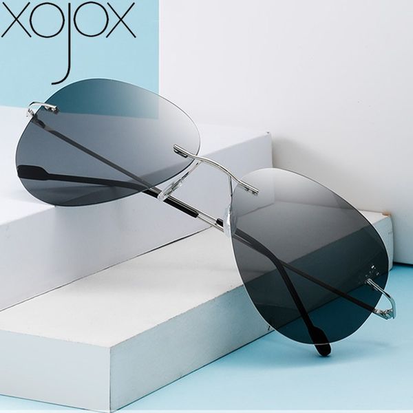 

xojox men vintage polarized sunglasses uv protection sun glasses male pilot stainless steel frame driving glasses outdoor, White;black