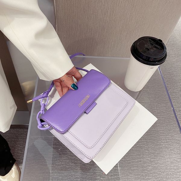 

fashion women mini handbags retro pu leather ladies chains small square shoulder bags candy color girls crossbody bag clutch