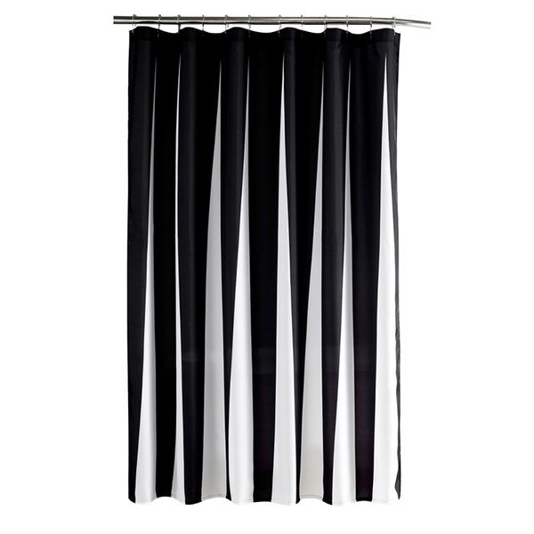 

shower curtain waterproof drape mildew resistant bathroom decor piano key print