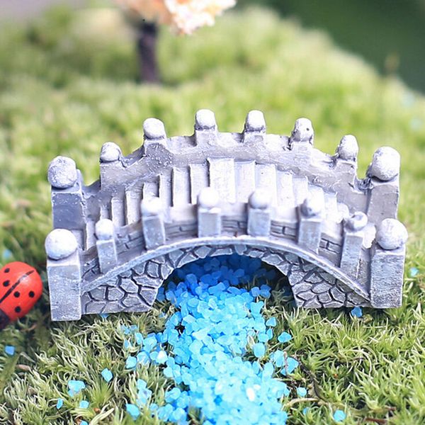 

mini bridge garden ornament miniature fairy garden decor diy