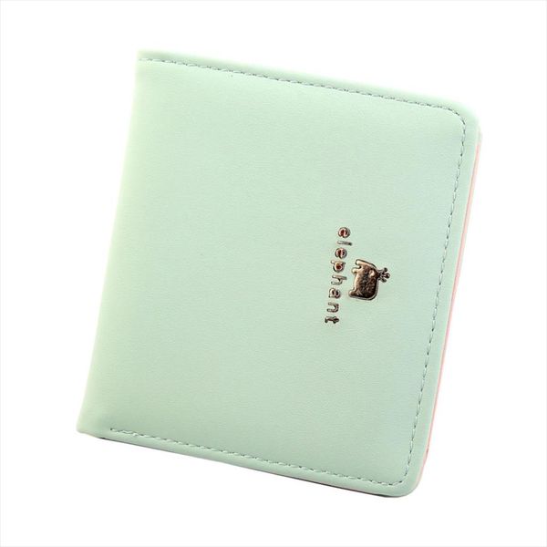 

wallet short women wallets mini thin folded coin purse card holder bag pure color handbags pocket money storage bags, Red;black