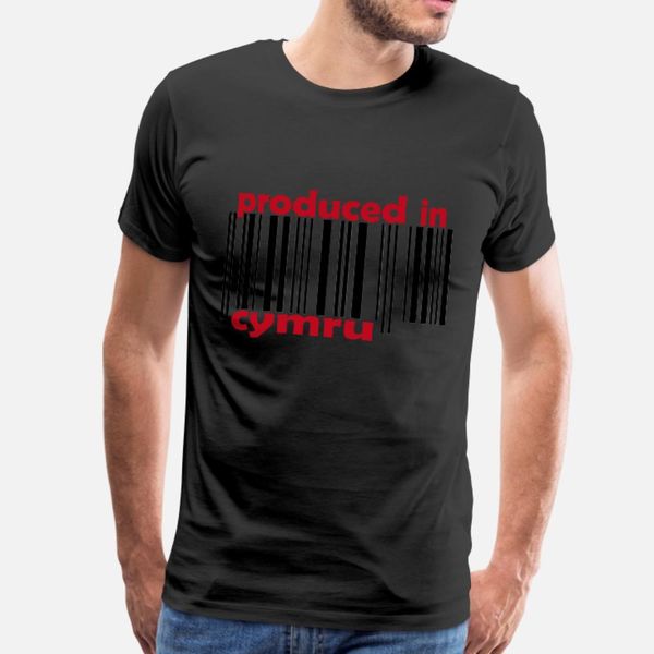 

made in wales t shirt men designer cotton o-neck clothes anti-wrinkle building summer normal shirt