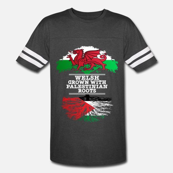 

welsh grown with palestinian roots t shirt men customize short sleeve s-xxxl clothes fit comical summer unique shirt