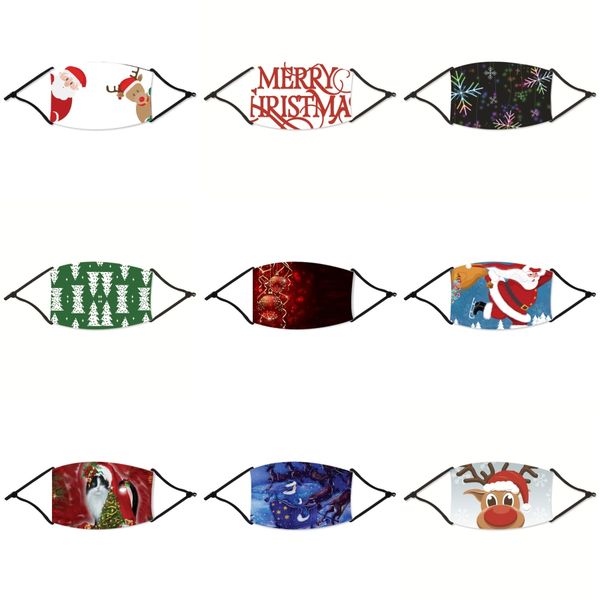 

outdoor sports anti-dust christmas mask for riding waterproof dustproof face christmas mask with breathing valve built-in filter desinger#72, Black