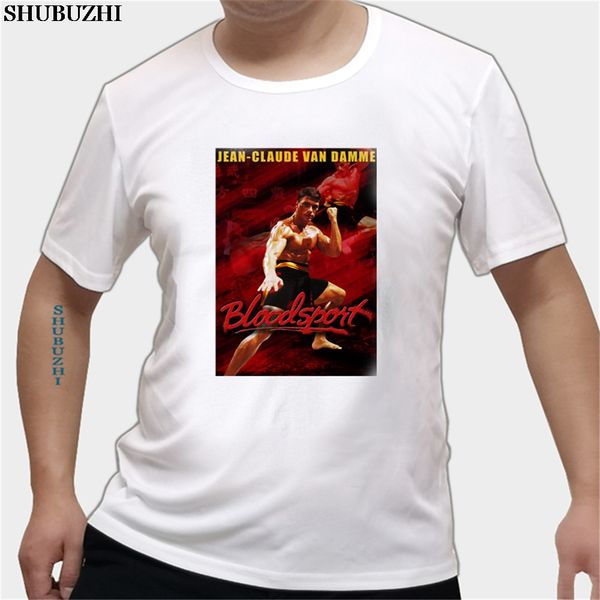 

bloodsport blood van damme movie film poster art print tshirt man cotton harajuku t-shirts male funny oversized t shirts