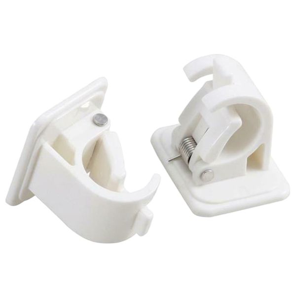 

2pcs holder home self adhesive durable curtain bracket hanging rod clip fixed