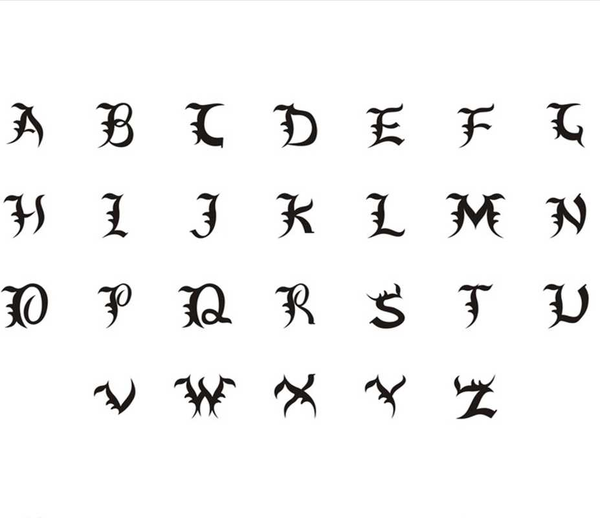 

all 26 usa alphabet name initial letter america english word letter family name sign pendant chain necklace jewelry, Silver