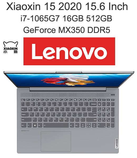

lenovo xiaoxin 15 2020 lapwith 10th gen core processor amd ryzen 4800u 16gb ram 512gb ssd mx350 graphics 15.6 inch