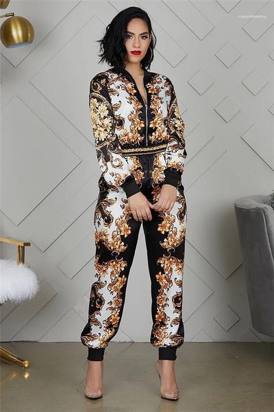 

ropers females fashion clothes womens vintage floral print jumpsuits spring designer ol zipper fly v neck, Black;white